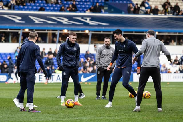 Elkan Baggott was involved in the warm-up prior to the game against Birmingham City. (Photographer Andrew Kearns / CameraSport)