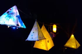 An image from last year's Brinscall Lantern Parade