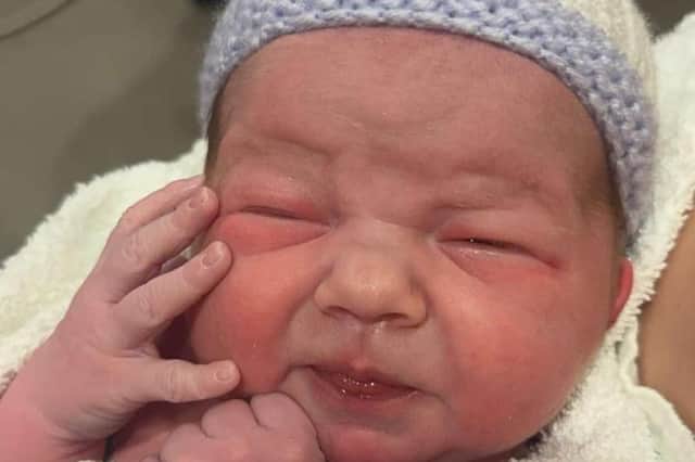 Scarlett Jane Pennington, the baby born on Christmas Day 2024.