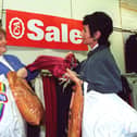 January sales in Blackpool -  C&A staff