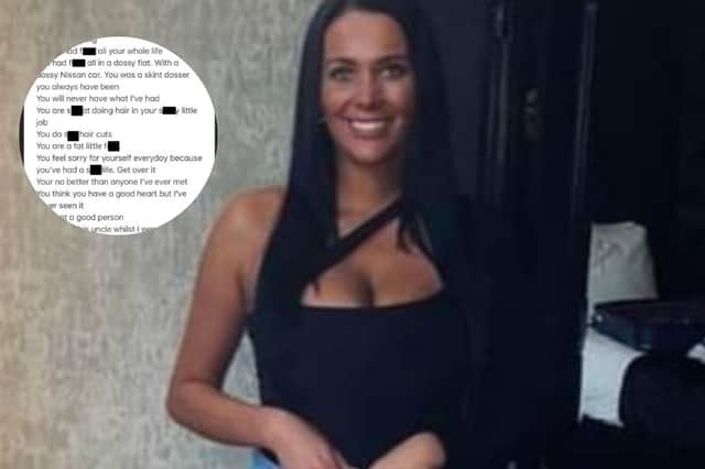 'I am going to make your life hell' - police release secret note Kiena Dawes kept on her phone detailing the abuse she received at the hands of her former partner Ryan Wellings.