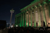 Vigil for The Vivienne in Liverpool.