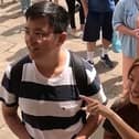 A Singaporean couple have travelled 13 hours to visit Preston's Spud Bros