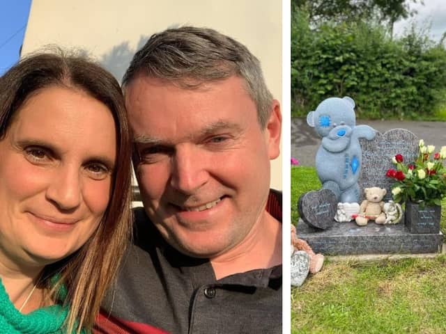 Sue and Noel Radford sadly lost a stillborn son called Alfie 11 years ago. Credit: @theradfordfamily on Instagram