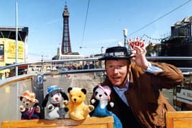 Sooty and friends with Matthew Corbett in Blackpool 