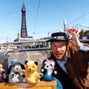 Sooty and friends with Matthew Corbett in Blackpool 