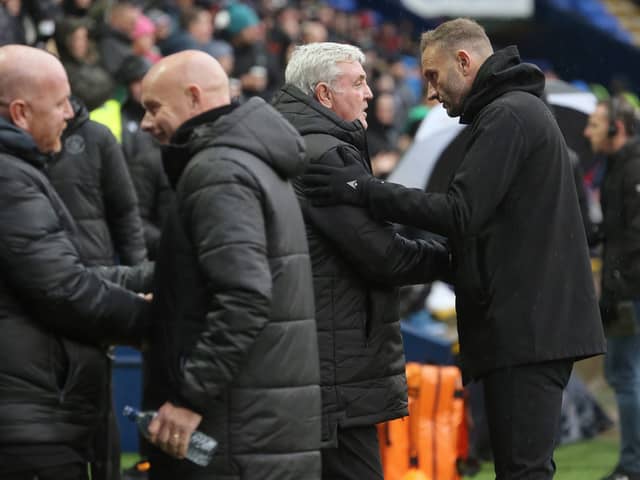 Ian Evatt (right) has been sacked by Bolton Wanderers (Photographer Rich Linley / CameraSport)