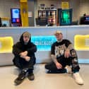 Drummer Cain Stead and vocalist guitarist, Dec Naylor of the Band Tough Love, who are performing at the Backlot Cinema's first ever cinema concert in May.
