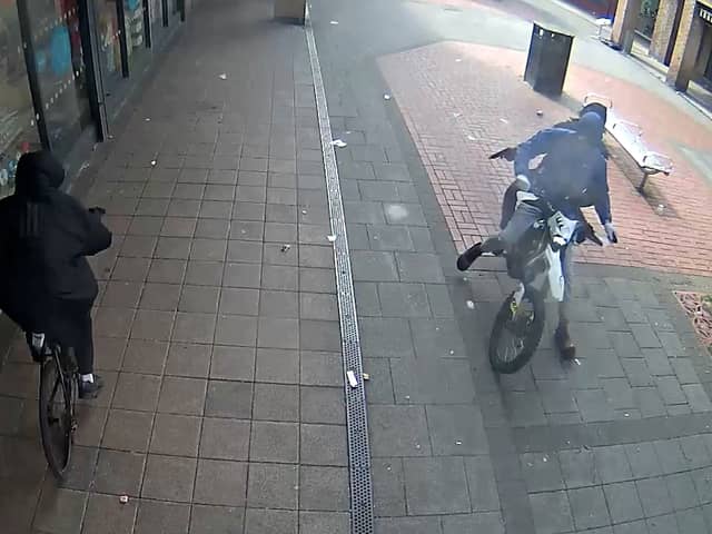 Ramarni Spencer and Pharrell McLennon blasted the victim at close range as they rode through a shopping centre in broad daylight.
