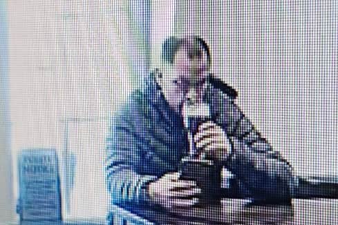 He was seen on CCTV in the Horns Inn pub, Churchtown, near Preston. 
