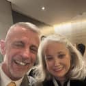 Mark Butcher with Elizabeth Trump in Washington DC