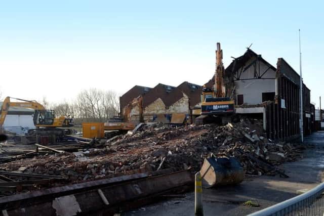 When demolition work first started at the former TVR site on Bristol Avenue, Bispham