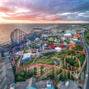 Pleasure Beach Resort Blackpool from the air