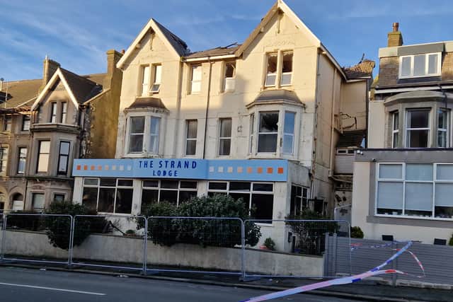 After the blaze -The Strand Lodge on Wilton Parade