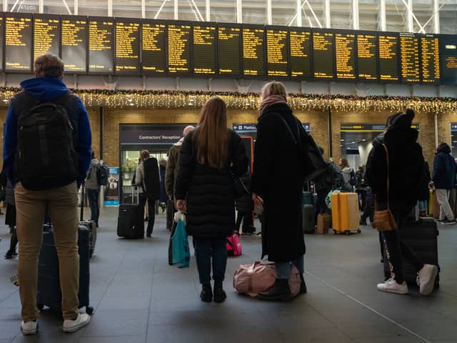 Commuters wait for cancelled trains
