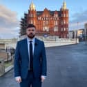 Blackpool South MP Chris Webb outside the Metropole Hotel