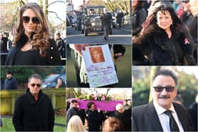 25 pictures as celebrities attend Linda Nolan's funeral in Blackpool