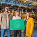 Jake Whittington, Managing Director of The Little Blackpool Leisure Company, operators of Abingdon Street Market, with Sue Grindrod, Managing Director of Blackpool BIDs and Annie Kerfoot, Assistant Principal for Leadership, Management and Lifestyle at Blackpool and The Fylde College