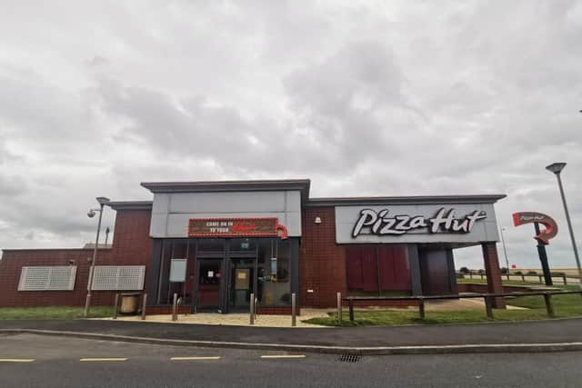 How the site looked as a Pizza Hut outlet