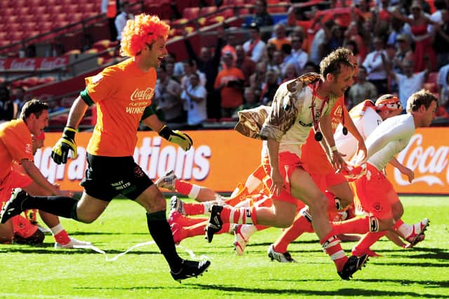 Blackpool won promotion to the Premier League with Matt Gilks in between the sticks.
