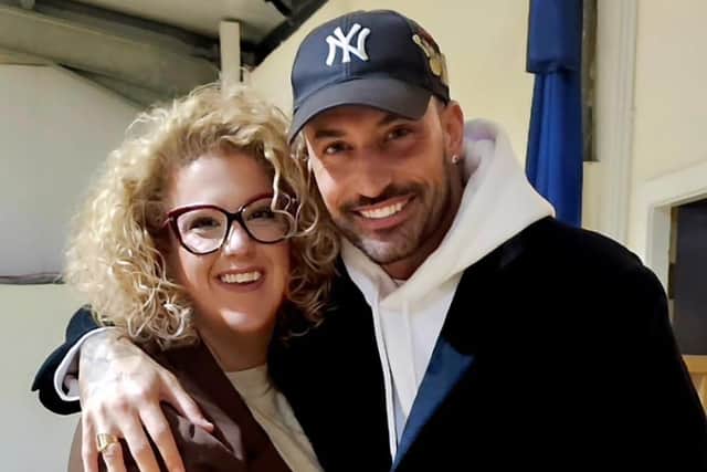 Pals - Giovanni Pernice with Crown Ballroom owner Ali Slinger