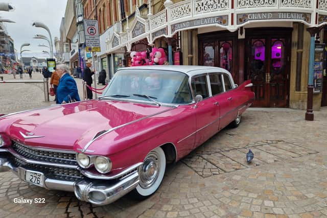 Roaring ahead - this fabulous pink Cadillac helped to promote Grease the Musical as Blackpool Grand Theatre launched the 2025 season