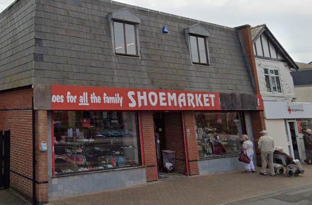 Shoemarket on Princess Road in Cleveleys