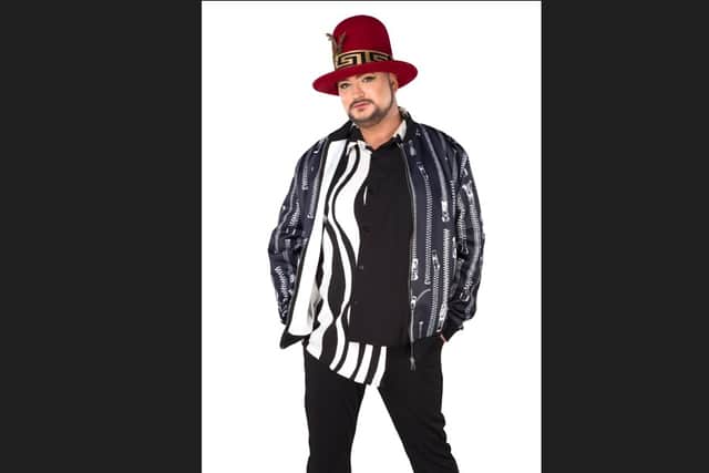 Liam Halewood as Boy George. Photo: Stephen Lee