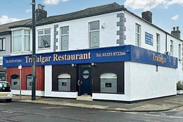 The Trafalgar Restaurant in Fleetwood is up for sale