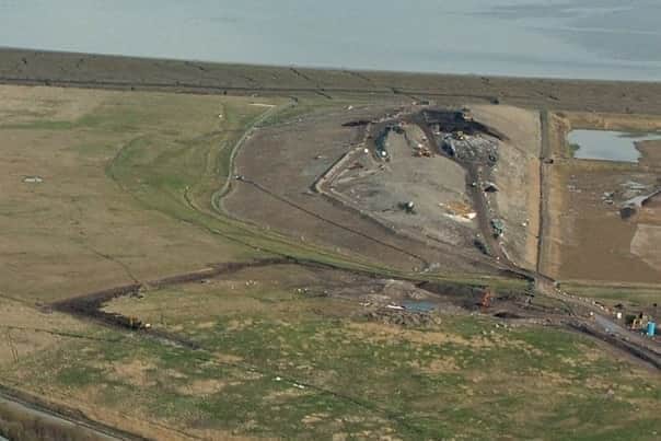 The Jameson Road landfill site in Fleetwood