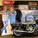 The last motorcycle ridden by Hairy Biker Dave Myers is being auctioned for charity. 