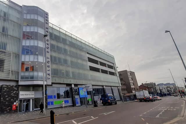 Talbot Road multi storey car park in Blackpool