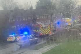 A woman in her 50s was taken to hospital after a house fire in Dinmore Avenue, Blackpool shortly after 10am on Wednesday (February 19)