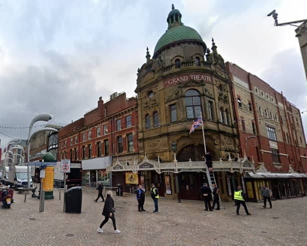  Proposals include a light canopy outside the Grand Theatre (Google)