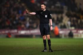 Tom Reeves is the referee for Blackpool's match with Crawley Town this weekend. This is the first time he will have officiated either side this season. 