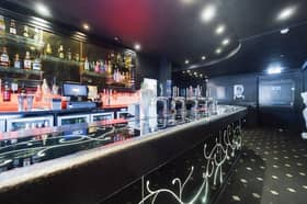 Bar area at the Excelsior, Blackpool
