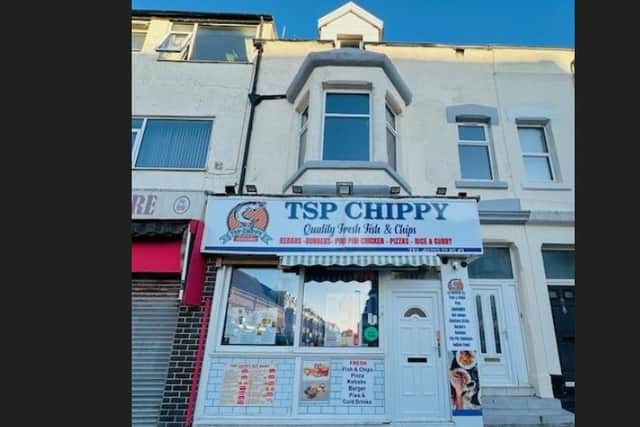 The TSP Chippy on Coronation Street Blackpool, is up for sale|Kenricks