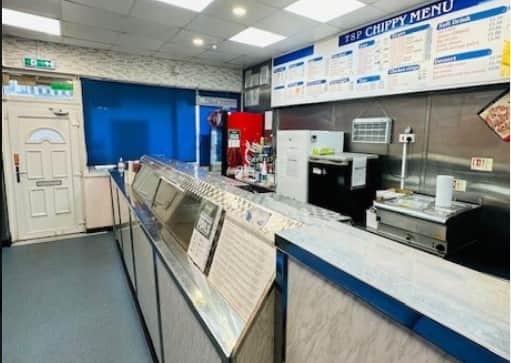 Inside the TSP Chippy on Coronation Street, Blackpool|
Kenricks