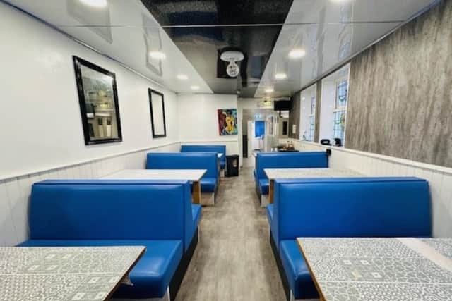 The diner at the TSP Chippy, Blackpool| Kenricks