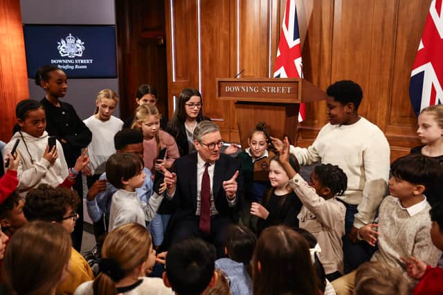 Young journalists questioned the Prime Minister at the heart of Westminster