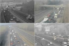 The M6 experienced significant disruption on Friday after a fire