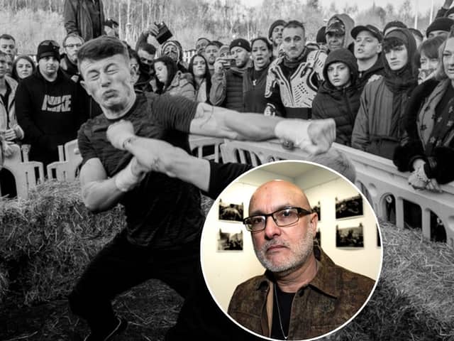 Look inside the brutal world of bare knuckle fighting in John Bolloten's 'Blood Brothers' photography exhibition at Open Hand Gallery in Blackpool. 