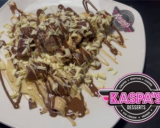 Kaspa's Kinder Bueno crepe