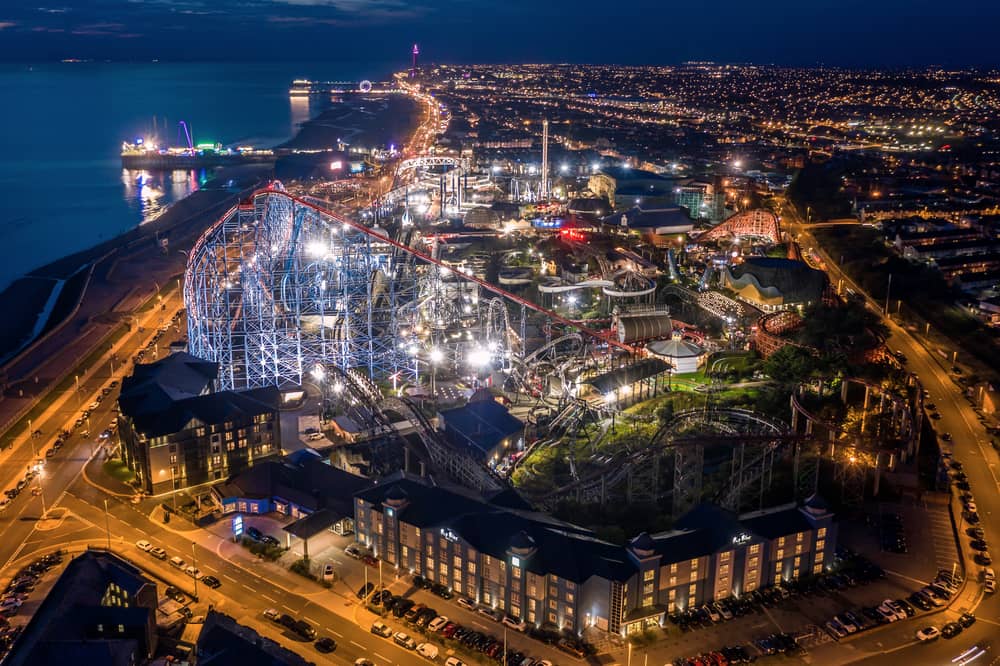 Late Night Riding at Pleasure Beach Resort 