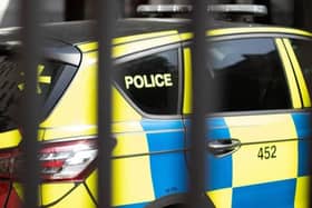 A man has been arrested after a “large quantity of cannabis” was found in his vehicle on the M55