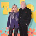 Twiggy arriving for a celebrity screening for Twiggy at Vue West End in London