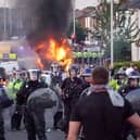 Parts of Blackpool descended into violent disorder during the riots of August last year|Getty Images