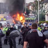 Parts of Blackpool descended into violent disorder during the riots of August last year|Getty Images