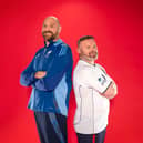 Tyson Fury and Wayne Rooney who will co-manage England for Soccer Aid for UNICEF 2025.
