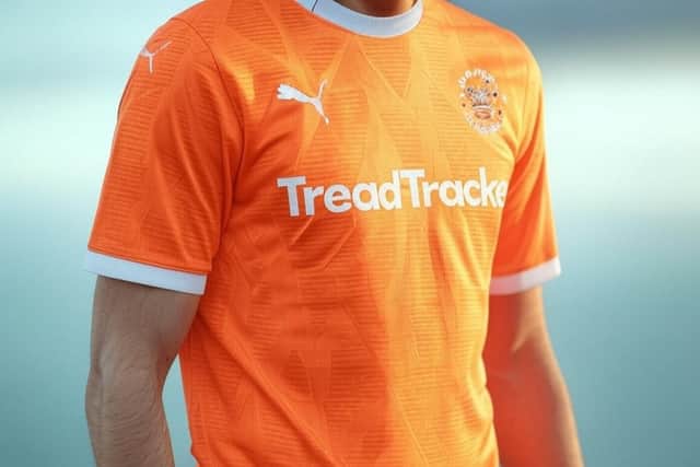 Blackpool's AI produced home kit